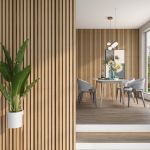 Set 10 panouri 3D de perete Borger 195x30 cm, stejar deschis