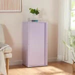 Dulap metalic liliac cu 2 rafturi reglabile pentru birou și atelier