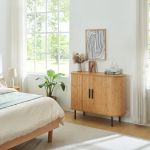 Kommode Tvedestrand 100x40x80 cm Natur [en.casa]