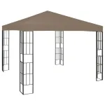 Pavilion, gri taupe, 3 x 3 m GartenMobel Dekor