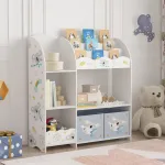 Bibliotecă pentru copii Lysekil 100x93x30 cm cu motiv koala