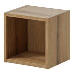 Raft baie suspendat Skelbolu, aspect stejar, 27x25x21 cm