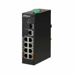 Switch Dahua PFS3110-8ET-96, PoE Industrial 8 x 10/100, 1 x SFP, 1x Gigabit SafetyGuard Surveillance