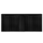 Masca lavoar dublu Skelbolu 140 cm cu 5 usi, negru, suspendata