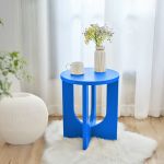 Beistelltisch Kysdajore 50x40 cm Royalblau [en.casa]