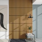 Akustik-Wandpaneel 12er Set Vang 60x60 cm Eichenoptik, dunkel [NEU.HOLZ]