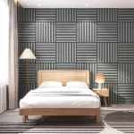 Set 12 panouri acustice decorative Vang 60x60 cm, stejar gri deschis