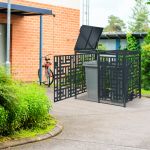 Masca pentru 2 pubele 240 L Bernalda din otel galvanizat antracit