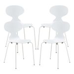 Esszimmerstuhl Kil 4er Set Weiß [en.casa]