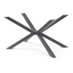 Tischgestell Bemeenel 120x75x72 cm Stahl Schwarz [en.casa]