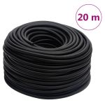 Furtun de aer hibrid, negru, 0,6", 20 m, cauciuc și PVC GartenMobel Dekor