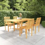Set mobilier de grădină, 5 piese, lemn masiv de tec GartenMobel Dekor