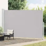 Copertină laterală retractabilă de terasă, gri, 220x500 cm GartenMobel Dekor