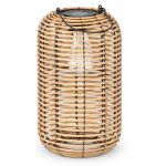 Felinar solar metalic decorativ pentru gradina, 32 cm, bej Household NewTrend