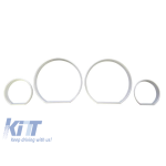 Inele de tablă potrivite pentru BMW Seria 3 E46 toate versiunile 1998-2005, culoare gri Performance AutoTuning