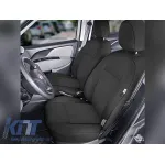 Set de tapițerie Kegel serie Tailor Made, potrivit pentru scaunele din față și din spate ale Fiat Doblo 2015-2019, negru Performance AutoTuning