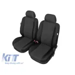 Tapiserie Kegel seria Ares potrivită pentru două scaune din față, neagră cu gri Performance AutoTuning