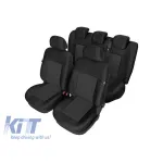 Tapițerie Kegel potrivită pentru scaunele din față + din spate ale Kia Sportage 2015-2020, neagră cu model Performance AutoTuning