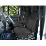 Tapițerie Kegel potrivită pentru scaunele din față ale Mercedes Sprinter după 2018 cu scaun simplu + dublu, culoare grafit Performance AutoTuning