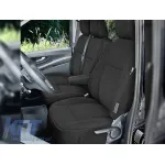 Tapițerie Kegel seria Ares potrivită pentru scaunele din față ale Mercedes Vito W447 după 2014 cu scaun simplu + dublu, culoare grafit Performance AutoTuning