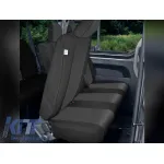 Tapițerie Kegel seria Tailor Made potrivită pentru bancheta triplă din spate a Renault Trafic, Opel Vivaro, Nissan NV300, Fiat Talento după 2014, neagră Performance AutoTuning