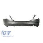 Bumper AMG spate potrivit pentru Mercedes E-Class W213 sedan 2016-2020, cu deschideri pentru senzorii de parcare Performance AutoTuning