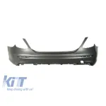 Bumper AMG spate potrivit pentru Mercedes E-Class W213 sedan 2016-2020, fără deschideri pentru senzori de parcare Performance AutoTuning
