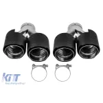 Set de terminale de tip Akrapovic cu husă din carbon, stânga și dreapta Performance AutoTuning