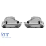 Set de terminații cromate tip CLA45 potrivit pentru Mercedes CLA W117 2013-2018, stânga și dreapta Performance AutoTuning