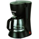 Cafetieră Zass ZCM 02 neagră, 0,6 L, 4-6 cești, 600 W