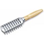 Perie de păr pentru coafare și uscare rapidă Trisa Swiss Wood Forming Air