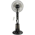 Ventilator cu pulverizare apă și telecomandă Zass ZMF 02, negru
