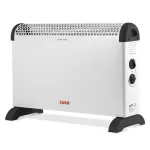 Convector electric ZASS ZKH 07, 1800W, termostat reglabil, alb