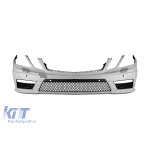 Bumper AMG frontal tip E63 potrivit pentru Mercedes E-Class W212 2009-2013 sedan/combinate cu PDC/fără lumini de zi DRL/cu duze de spălare Performance AutoTuning