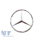 Emblemă pentru grila frontală potrivită pentru Mercedes 165 mm Performance AutoTuning