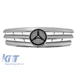 Grilă crom/gray potrivită pentru Mercedes C-Class W203 2000-2007 Performance AutoTuning