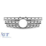 Grilă crom/gray potrivită pentru Mercedes ML W164 2009-2011 Performance AutoTuning