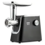 Masina de tocat carne ZASS ZMG 11, 1800W, cu accesorii pentru carnati si legume