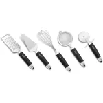 Set unelte de bucătărie din inox 5 piese Zass Gourmet ZG-KT 04