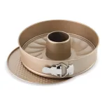 Tavă pentru tort cu 2 baze detașabile ZASS Gourmet 26 cm, bronz