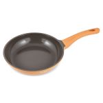 Tigaie ceramică 24 cm din aluminiu turnat, pentru inducție, Zass Gourmet Crem