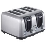 Prajitor de paine cu 4 fante ZASS ZST 09 din inox, cu decongelare