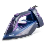 Fier de calcat cu aburi 2 in 1 Zass A23, 2600W, talpa ceramica