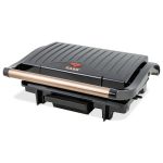 Grill electric Zass ZPG 20 pentru panini si sandwich-uri, 1500 W, Rose Gold