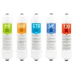 Set filtre ZASS WFRS 07, 5 cartuse, pentru dozator ZASS ZWD 23 WF