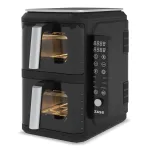 Friteuză cu aer cald dublă ZASS ZAF 16, 2 coșuri, 10,4 litri