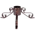 Suport metalic pentru brad Blackbird MagicHome, cupru, 43 cm