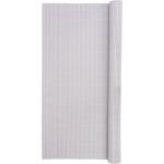 Gard rulou din PVC pentru gard și intimitate, 1,5 x 3 m, gri deschis, UV