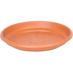 Farfurie pentru ghiveci Erica rotundă 20 cm, plastic teracotă