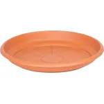 Farfurie rotundă pentru ghiveci ICS Erica, teracotă, plastic, 30 cm
